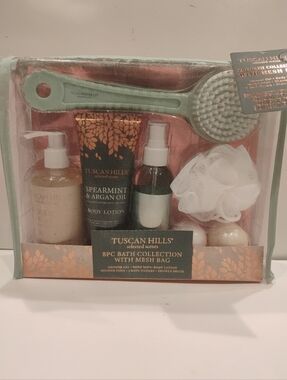 Tuscan Hills Selected Scents Spearmint & Argan Oil Bath Set